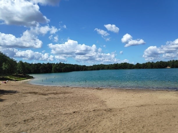 Verkoeling in het Blauwe Meer