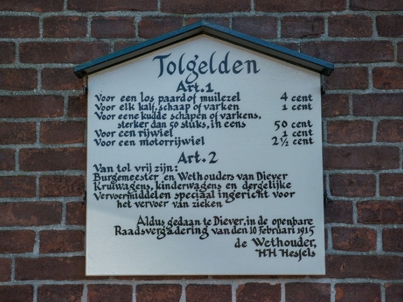 Tolbord Tolhuis Wittelte