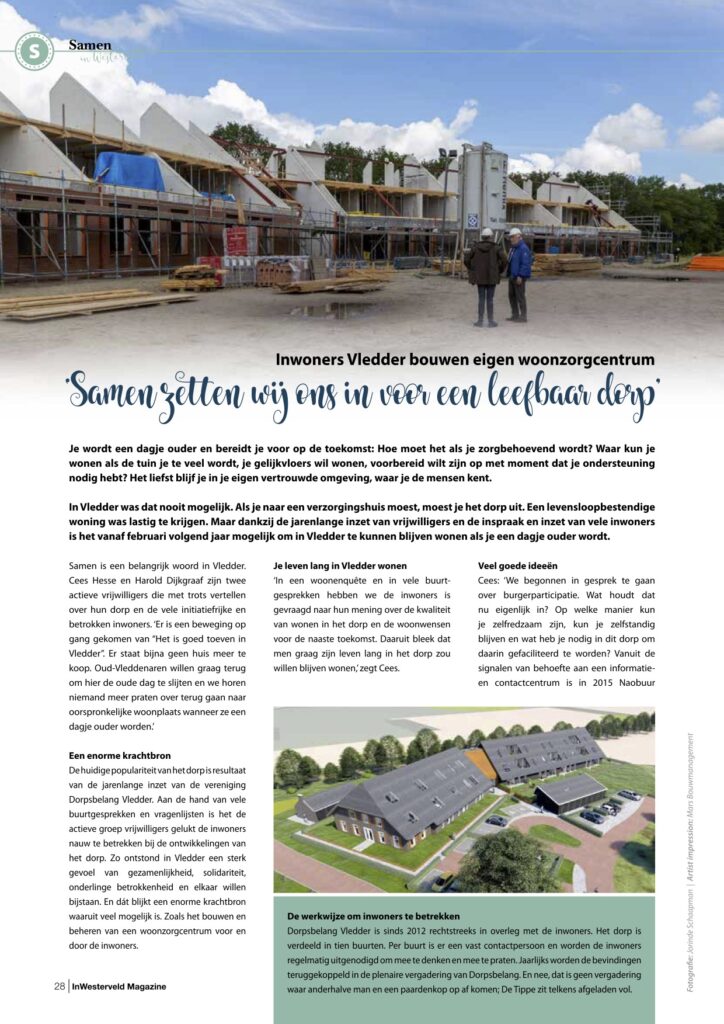 Pagina 1 Woonzorgcentrum Vledder InWesterveld Magazine sept 2020