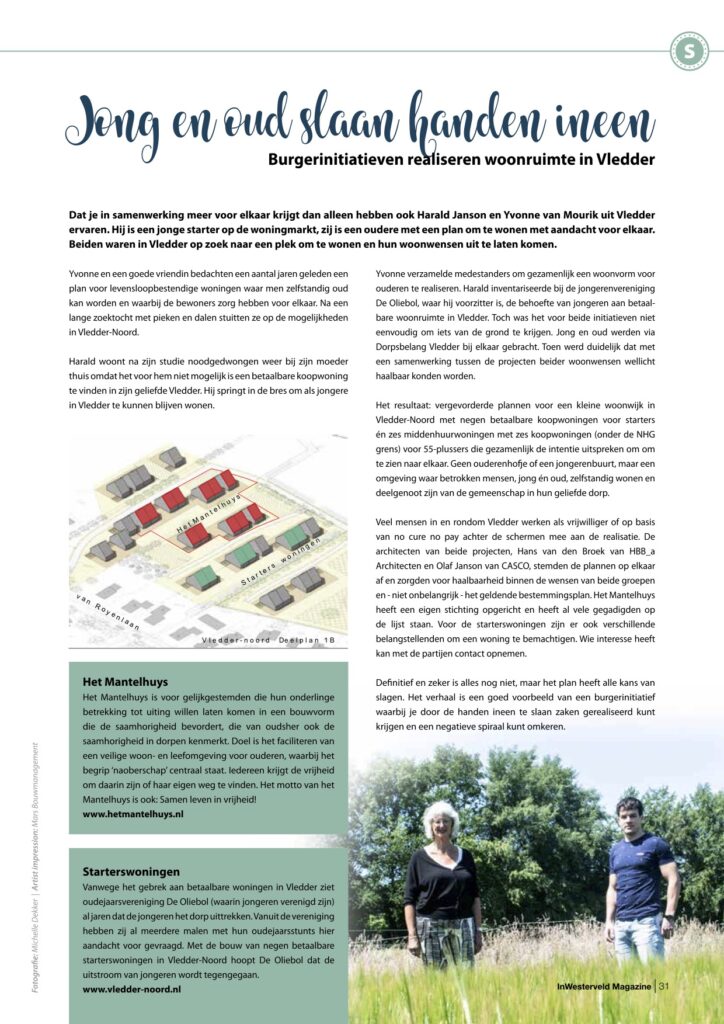 Pagina 4 Woonzorgcentrum Vledder InWesterveld Magazine sept 2020