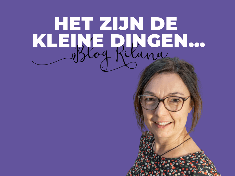 Het zijn de kleine dingen…