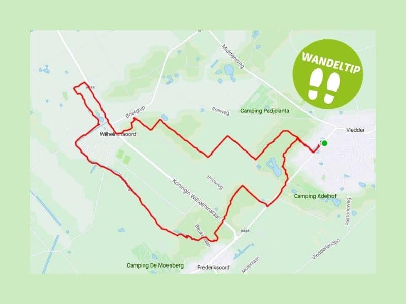 Wandeltip van Jolanda - Kolonieroute
