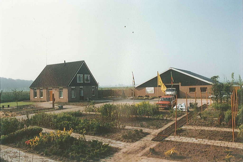 Hoe het begon op de plek van het tuincentrum Harrie Boerhof.