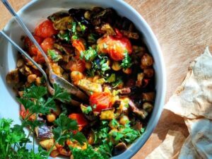 aubergine salade