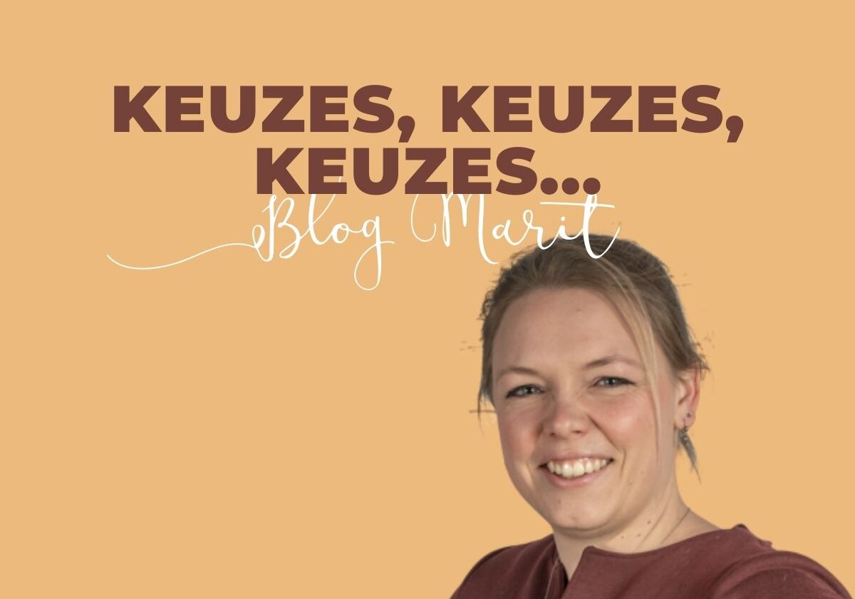 Blog Marit Keuzes, keuzes, keuzes...