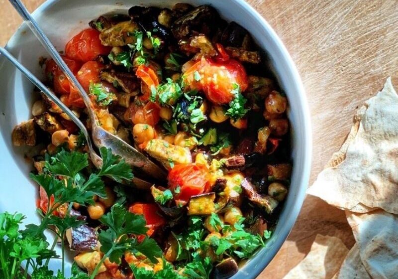 aubergine salade