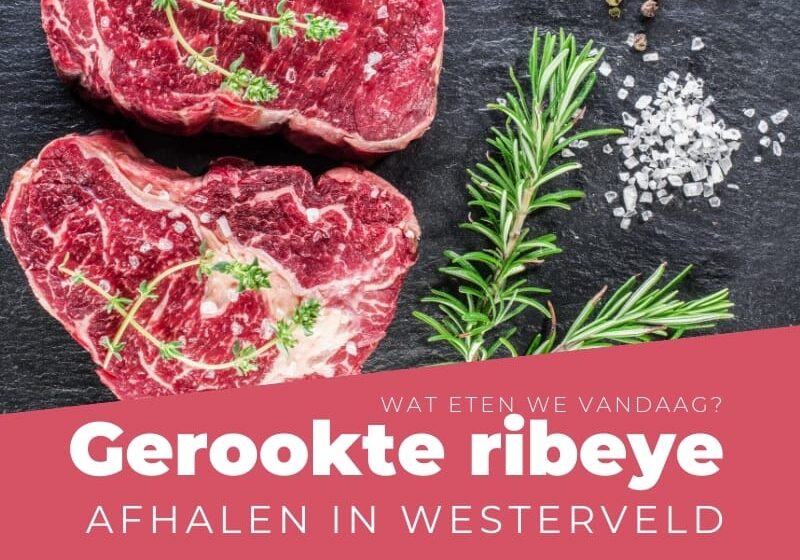 wat eten we vandaag? Gerookte ribeye